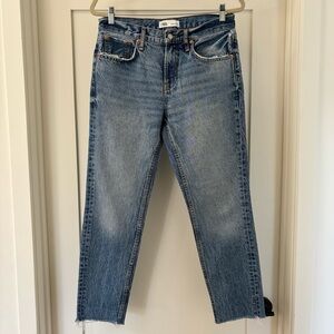 Zara “The Cigarette” Denim Sunset Blue Jeans 6
